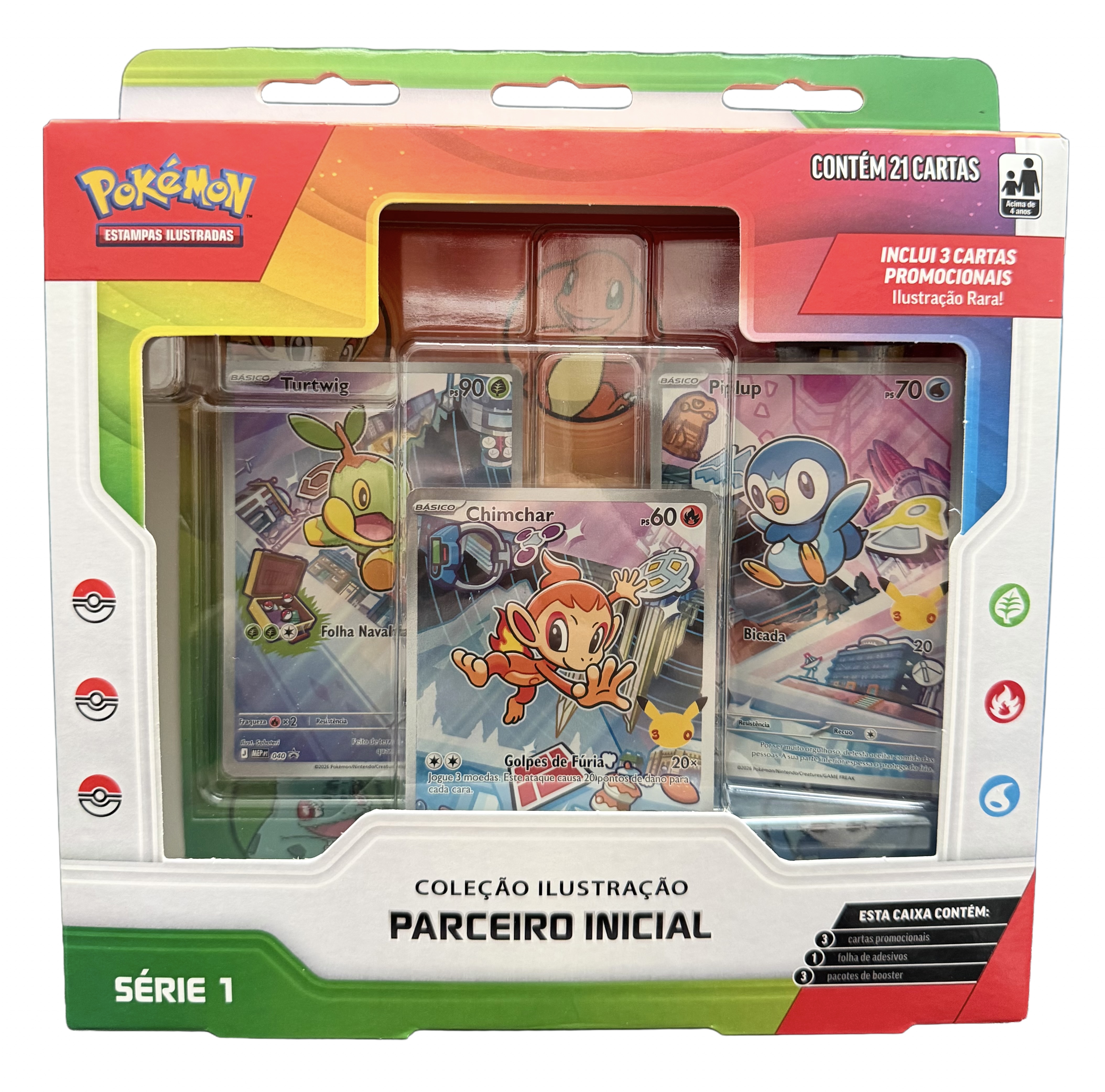 Open Box: Trio de Sinnoh - Parceiro Inicial Série 1