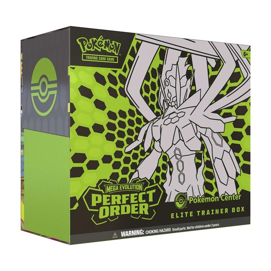 Pokemon TCG: Mega Evolution - Perfect Order - Elite Trainer Box - Inglês