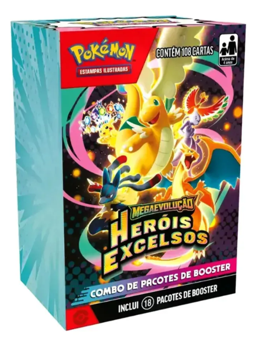 Booster Box - Megaevolução - Heróis Excelsos